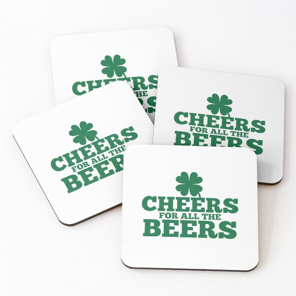 Item preview, Cheers for all the BEERS with a shamrock designed and sold by jazzydevil.