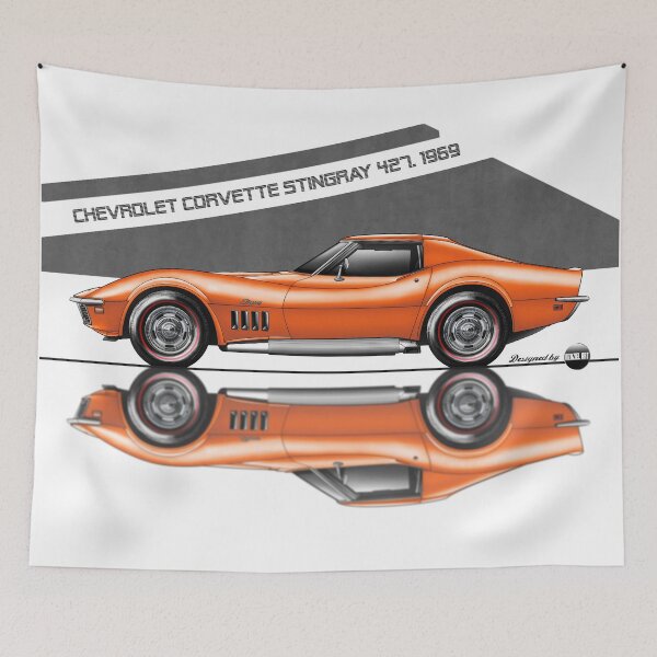 Item preview, Chevrolet Corvette ( C3 ) Stingray 427 ( Monaco Orange ) designed and sold by Azaziel.