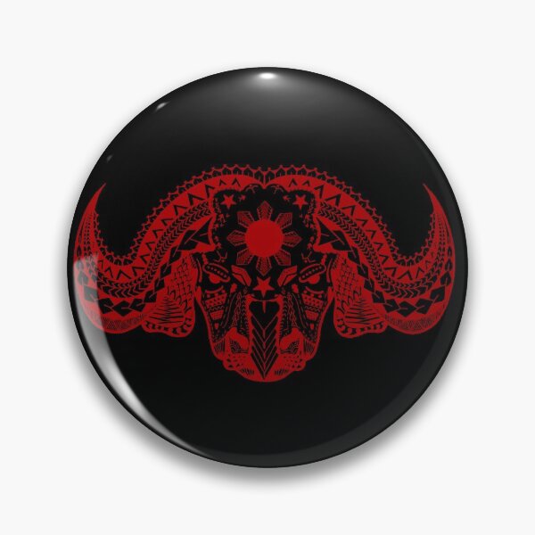 Item preview, Tribal Water Buffalo aka Carabao by Tribal Korner (Red) designed and sold by TribalKorner.