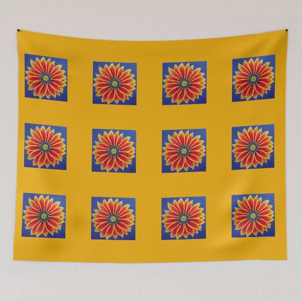 Item preview, Gazania Painting on Yellow  by Heather Holland designed and sold by Heatherian.