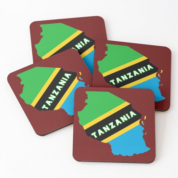 Item preview, Tanzania flag and map designed and sold by Travellerz.