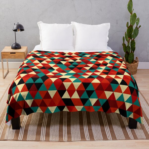 Item preview, Geometric Triangles with Colorful Seamless Pattern designed and sold by HINDAM4U.