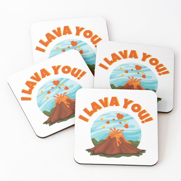 Item preview, I Lava You - Cute Valentine`s Design designed and sold by PandaSoul.