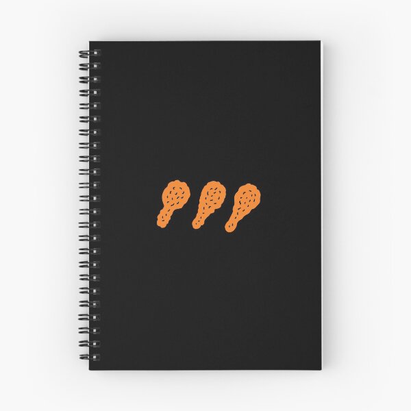 Item preview, 3 Fried Chicken Drumsticks Illustration Silhouette Orange Color designed and sold by moongmakes.
