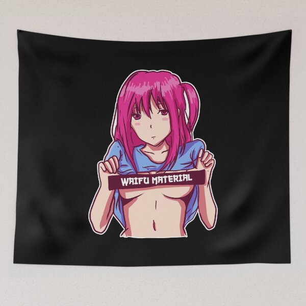 Item preview, Waifu Material Anime Hentai Sexy Ahegao Face Kawaii Gift designed and sold by Congex.