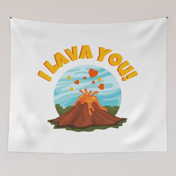 Item preview, I Lava You - Cute Valentine`s Design designed and sold by PandaSoul.