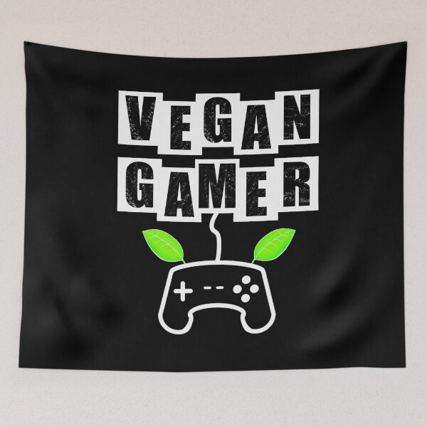 Item preview, Vegan Gamer - Black designed and sold by BusyMonkeys.
