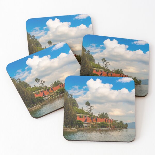 Item preview, A Bataknese style resort on the shores of Danau Lake Toba, Sumatra, Indonesia designed and sold by SnapTPhotograph.