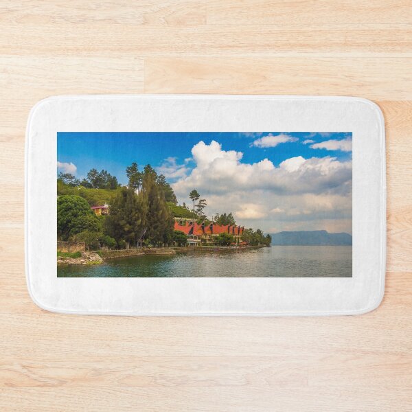 Item preview, A Bataknese style resort on the shores of Danau Lake Toba, Sumatra, Indonesia designed and sold by SnapTPhotograph.