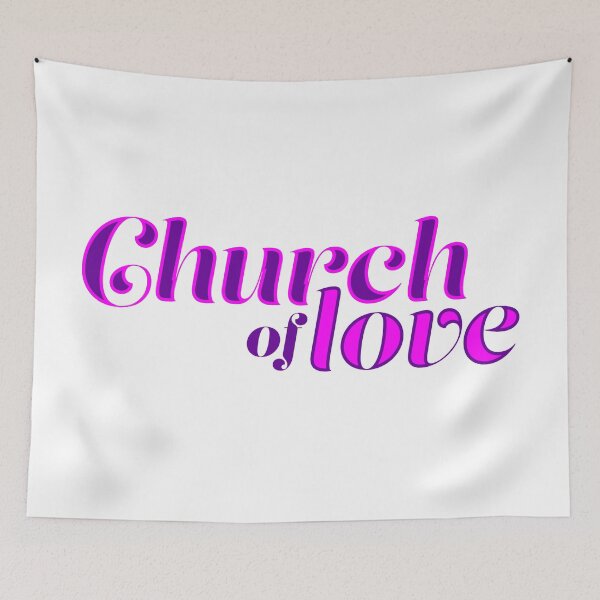 Item preview, Church of love designed and sold by Jokertags.