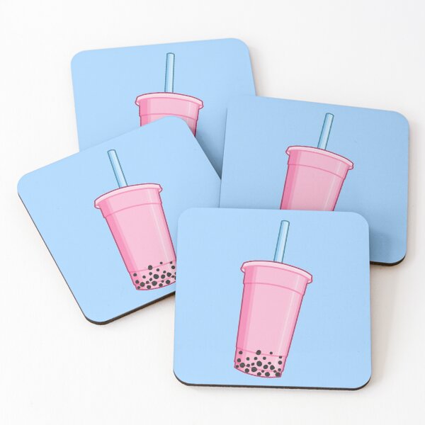 Item preview, Strawberry Bubble Tea designed and sold by RedCoco-Studios.