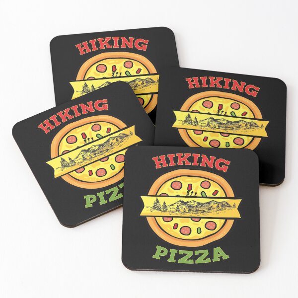 Item preview, Funny hiking and pizza designed and sold by Aminepop.
