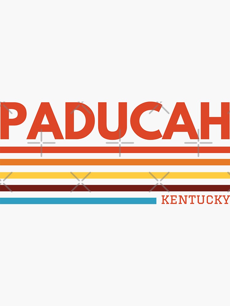 "Paducah Kentucky" Sticker by Taumaturgo Redbubble