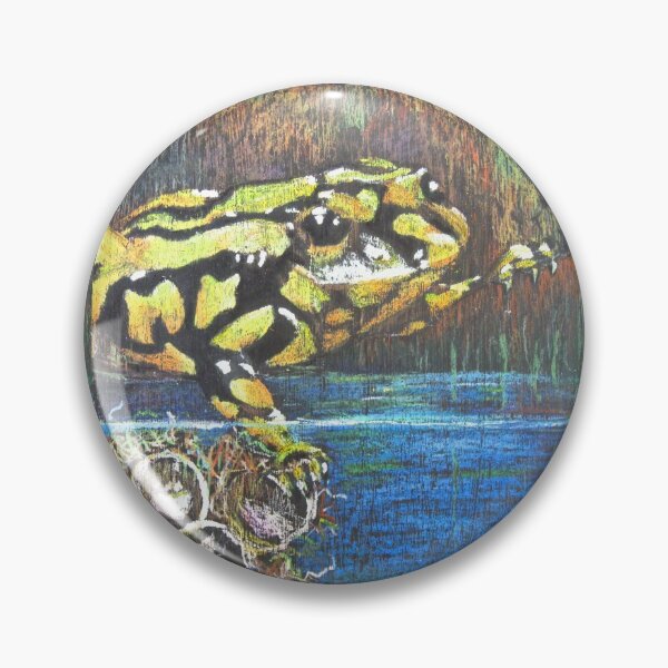 Item preview, Australian  Corroboree Frog from a Pastel Painting  designed and sold by Heatherian.