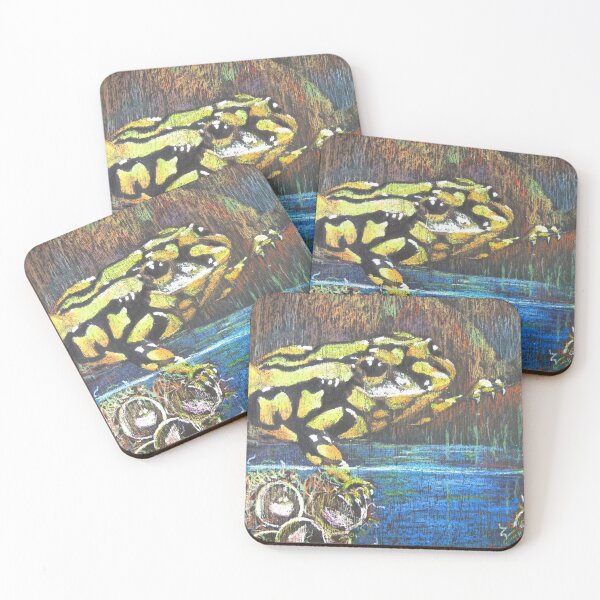 Item preview, Australian  Corroboree Frog from a Pastel Painting  designed and sold by Heatherian.