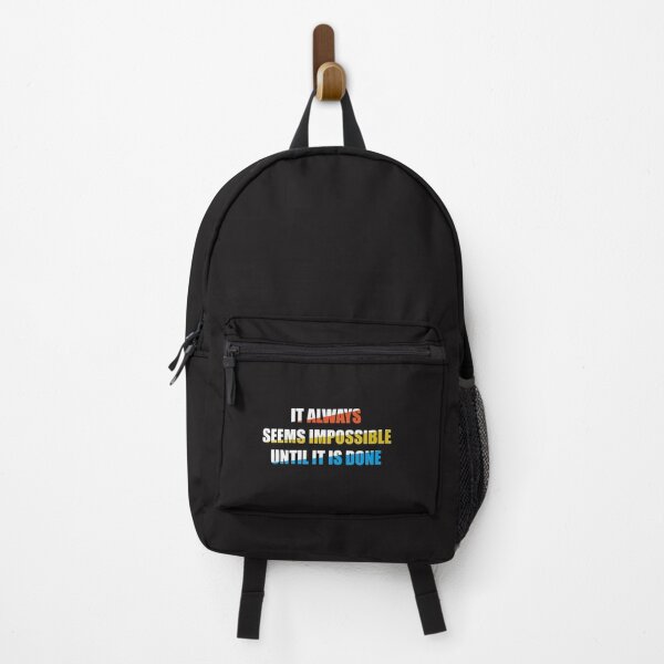Item preview, It always seems impossible until it's done t shirt Inspirational law of attraction entrepreneur shirt marketing success designed and sold by Ristinga.