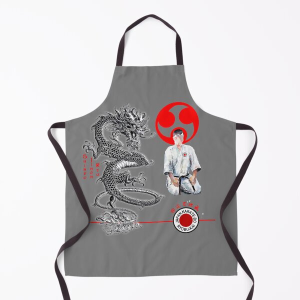 Item preview, Shindo Jinen Ryu Karate Dragon Spirit - Martial Arts Design designed and sold by Zanshin-Art.