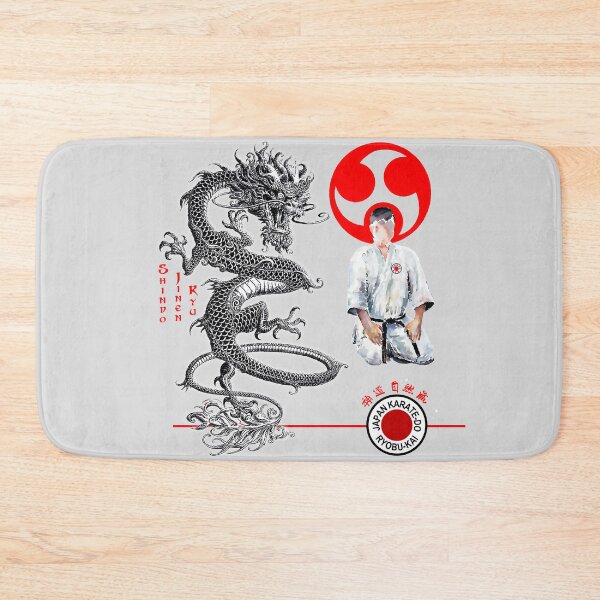 Item preview, Shindo Jinen Ryu Karate Dragon Spirit - Martial Arts Design designed and sold by Zanshin-Art.