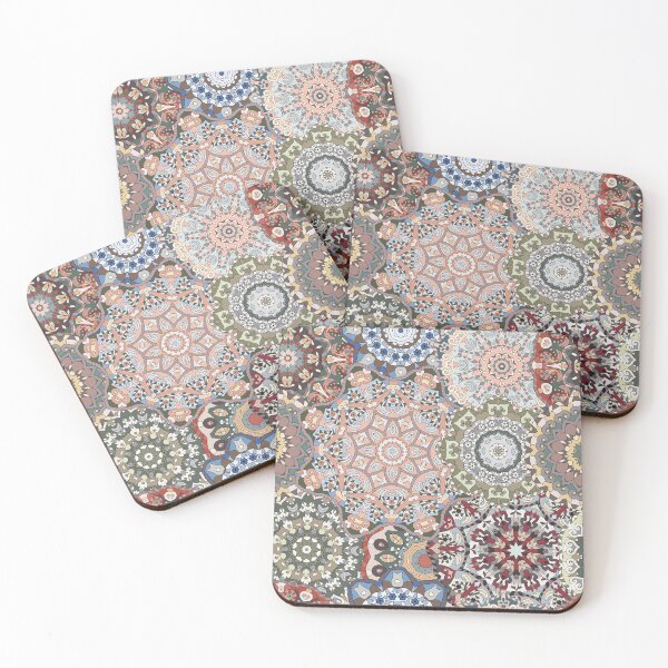 Item preview, Seamless pattern with floral mandala. designed and sold by IrinaGuArt.
