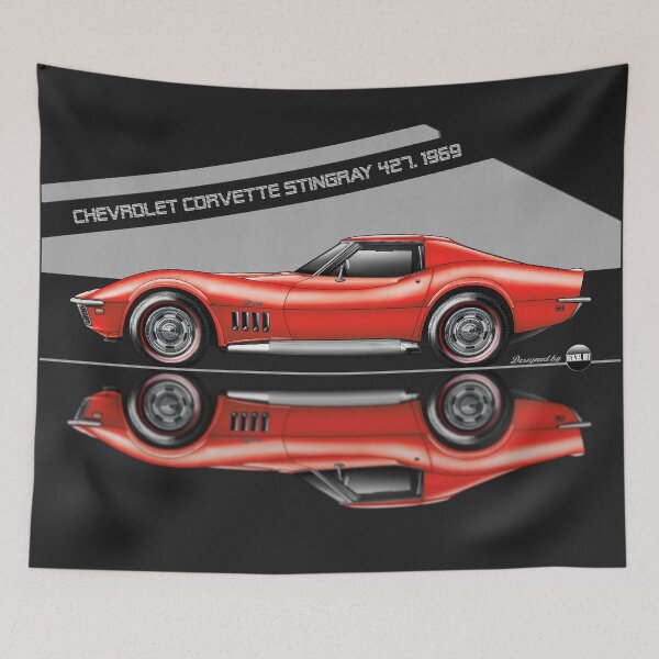 Item preview, Chevrolet Corvette ( C3 ) Stingray 427 ( Monza Red ) designed and sold by Azaziel.
