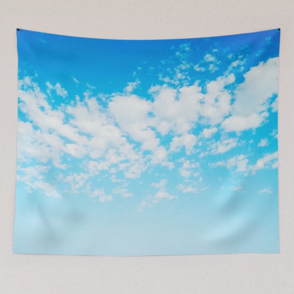 Item preview, Cirrus clouds in the bright blue sky  designed and sold by helenkaiy.