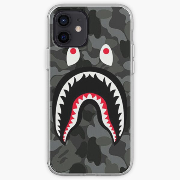 Bape shark Black Army iPhone Soft Case