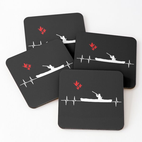Item preview, Kayak Duck Hunting Heartbeat, Duck Hunting Lover Gift designed and sold by Space Art.