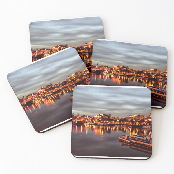 Item preview, Sunset over The Thames, Waterloo, London designed and sold by PhotoCDesign.