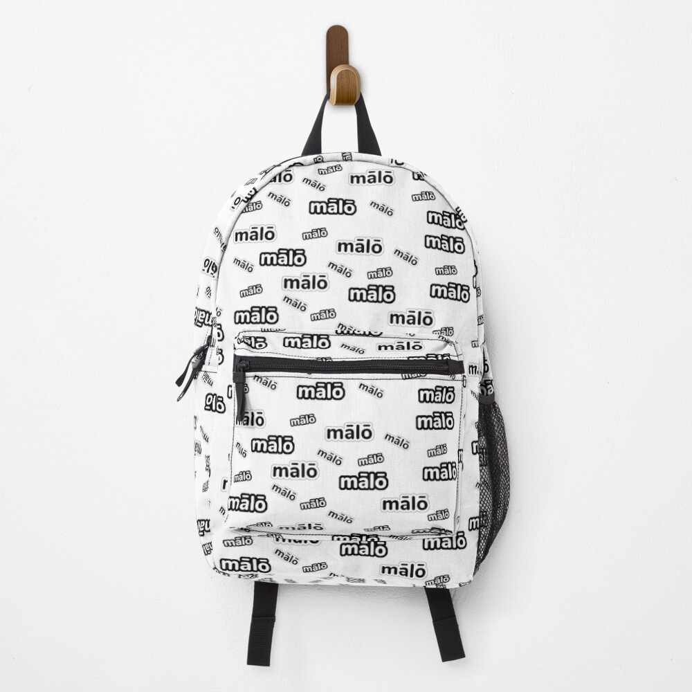 Malo Hello Samoan Tongan Language Design Backpack