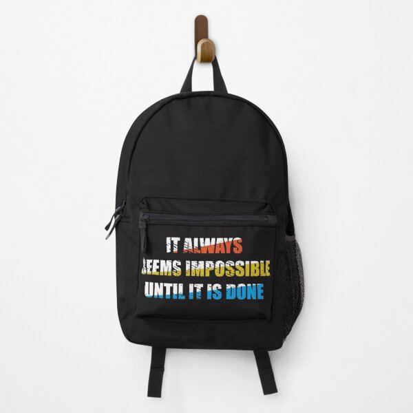 Item preview, It always seems impossible until it's done t shirt Inspirational law of attraction entrepreneur shirt marketing success designed and sold by Ristinga.