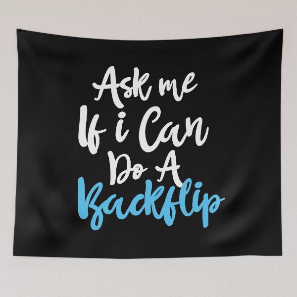 Item preview, Ask me if i can do a backflip funny shirt gift for running lover designed and sold by dianoo.