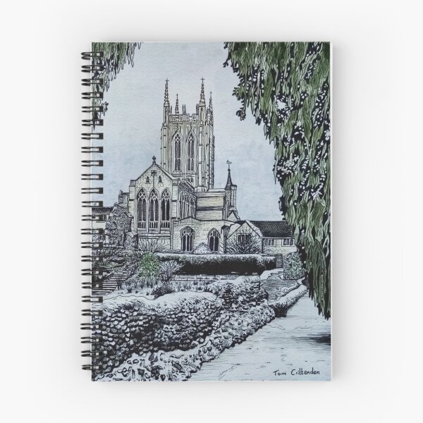 Item preview, Bury St Edmunds Cathedral in the Snow Painting designed and sold by Tom Crittenden.