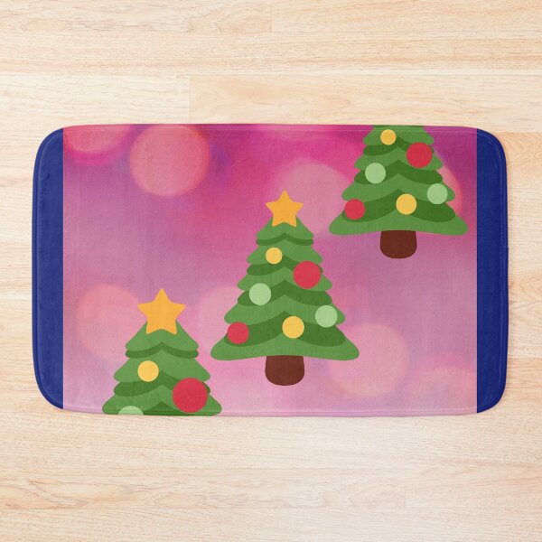 Item preview, Dazzling pink background Christmas tree and bells  designed and sold by ThamaraiSelvi.