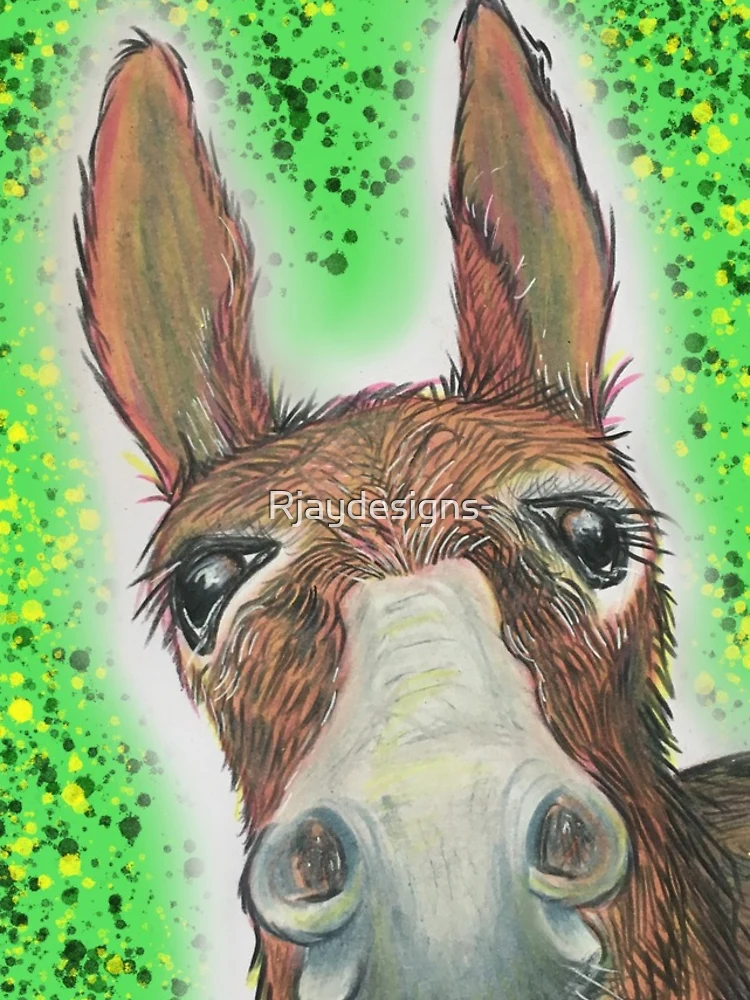 Thumbnail 4 of 4, iPhone Case, Donkey designed and sold by Rjaydesigns-.