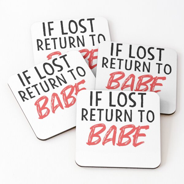 Item preview, If Lost Return To Babe Couple Shirts Valentines Day designed and sold by Mesyo.