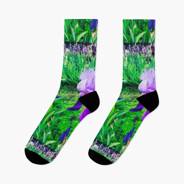 Item preview, Violet iris in blossom, natural perfection  designed and sold by helenkaiy.