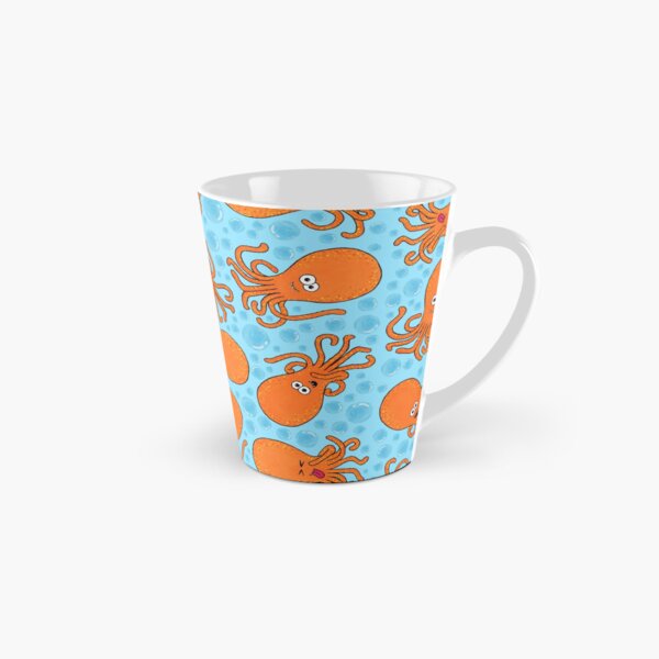 Cute Kraken with Bubbles Tall Mug