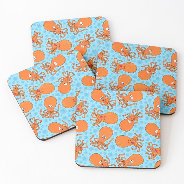 Item preview, Cute Kraken with Bubbles designed and sold by Adrienne Body.