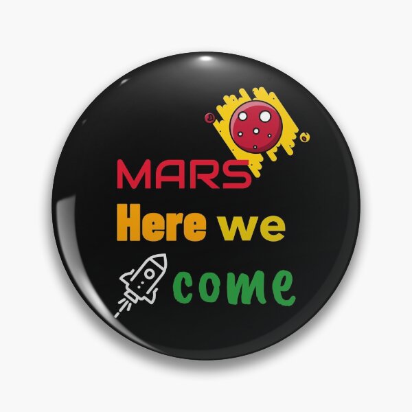 Item preview, Mars Here We Come, City on Mars, Colonize Mars, 2021 designed and sold by DiscGolfTees.