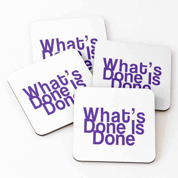 Item preview, what's done is done designed and sold by KerCar.