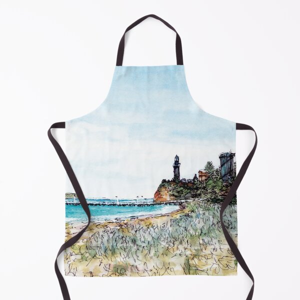 Item preview, Australian Scene - Pier Beach, Queenscliffe, Vic, Aus. designed and sold by Anne Huth.