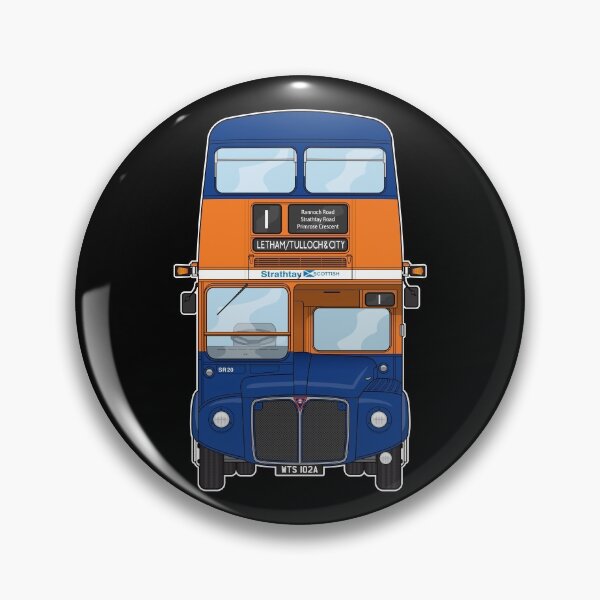 Item preview, Strathtay Routemaster Bus SR20 WTS102A Illustration designed and sold by BFXIII.