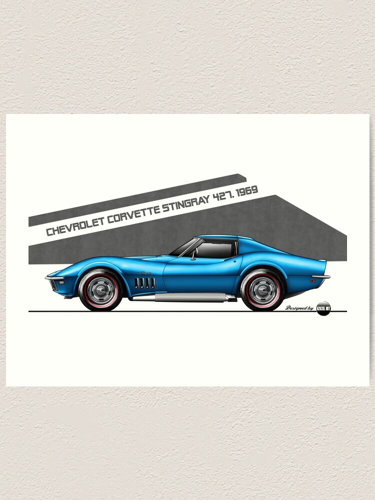原画Chevrolet Corvette Stingray &amp; Talopyon 原画Chevrolet Corvette Stingray & Talopyon