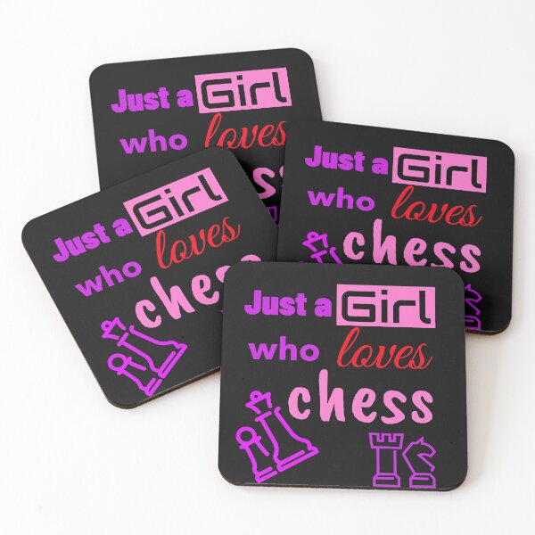 Item preview, Just A Girl Who Loves Chess designed and sold by DiscGolfTees.