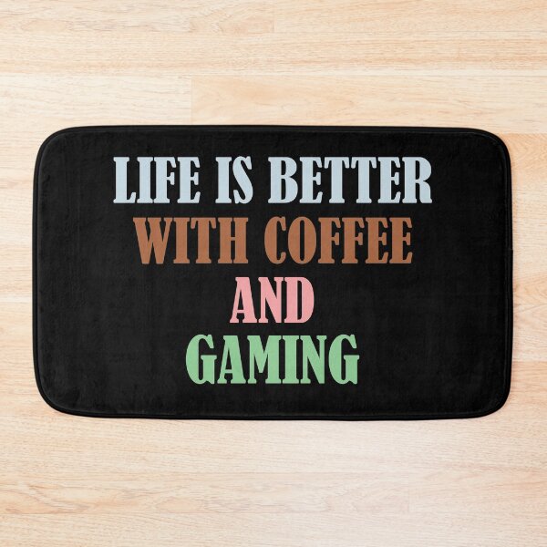 Item preview, Life is better with coffee and gaming designed and sold by Mandala & More.