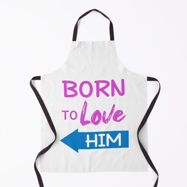 Item preview, Born To Love Him Couple Shirts Valentines Day designed and sold by Mesyo.
