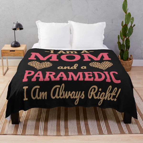 Item preview, Paramedic Mom Leopard Print Hearts Cute Funny Saying designed and sold by RachaelAndrew.