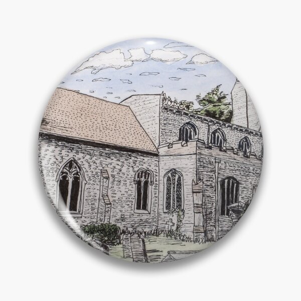 Item preview, English Suffolk Church Painting designed and sold by Tom Crittenden.