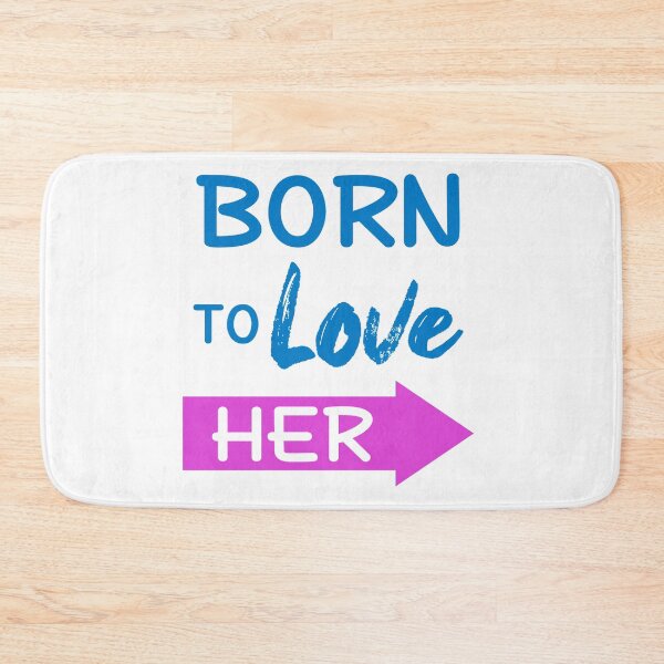 Item preview, Born To Love Her Couple Shirts Valentines Day designed and sold by Mesyo.