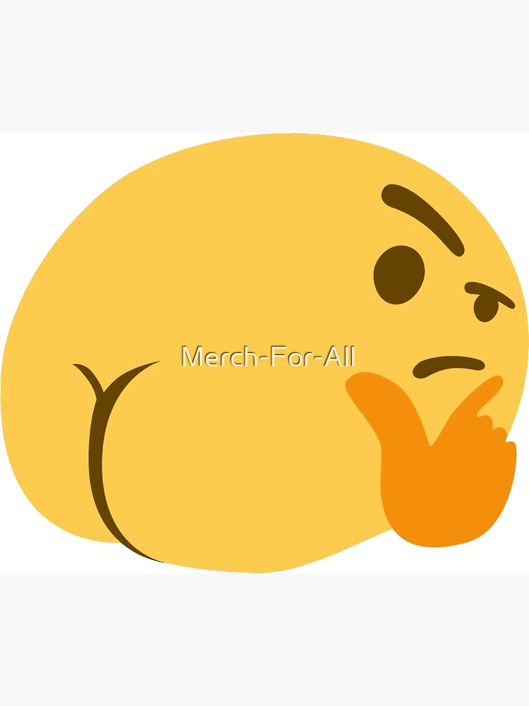 Meme thinking emoji - Drawception